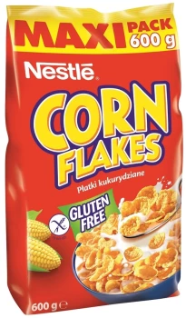 Płatki kukurydziane Nestle Corn Flakes, folia, 600g