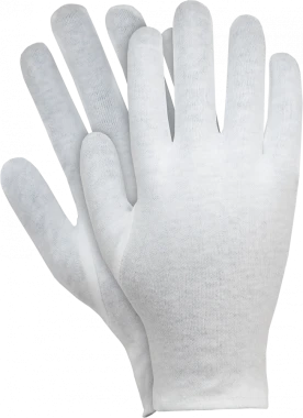 Rękawice tkaninowe Reis, RWKB W, bawełna, rozmiar M, biały
