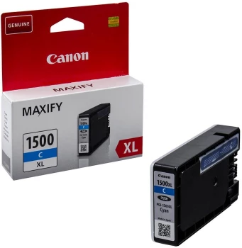 Tusz Canon 9193B001 (PGI1500XLC), 1020 stron, cyan (błękitny)