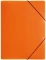 Teczka plastikowa z gumką Pagna, A4, 3 skrzydłowa, pomarańczowy