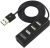 Rozgałęziacz - Hub Unitek Y-2140, 4x USB 2.0 mini, czarny