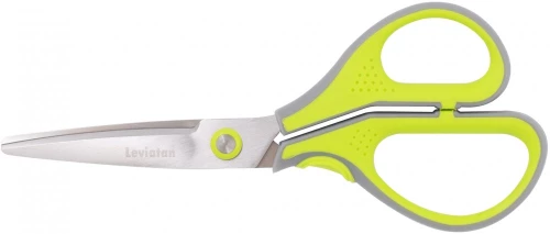 Nożyczki biurowe Leviatan Smart 3D175, 17.5cm, zielony