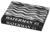 Naboje do piór Waterman Standard, długie, 8 sztuk, czarny