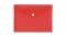 Teczka kopertowa Biurfol Satyna, A5, na zatrzask, przezroczysty czerwony