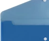 Teczka kopertowa Biurfol Satyna, DL, na zatrzask, przezroczysty niebieski