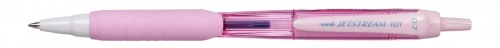 Długopis automatyczny Uni SXN-101FL Jetstream Light Pink, 0.7mm, różowa obudowa, niebieski tusz