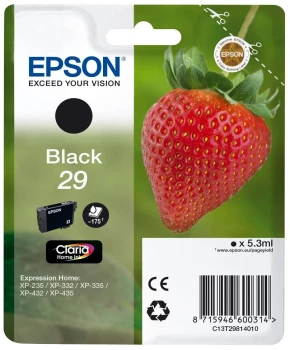 Tusz Epson T29 (C13T29814012), 5.3 ml, black (czarny)