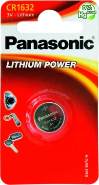 Bateria litowa Panasonic Lithium Power, 3V, CR1632, CR1632EL/1B, 1 sztuka