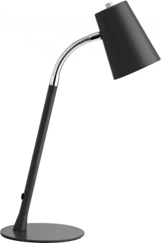 Lampka na biurko Unilux Flexio 2.0 LED, czarny