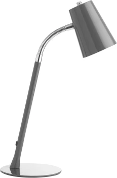 Lampka na biurko Unilux Flexio 2.0 LED, metaliczny szary