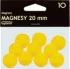 Magnesy Grand, 20mm, 10 sztuk, żółty
