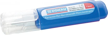 Korektor w piórze Donau, metalowa końcówka, 12ml