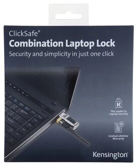 Blokada szyfrowa do laptopów Kensington ClickSafe, czarny