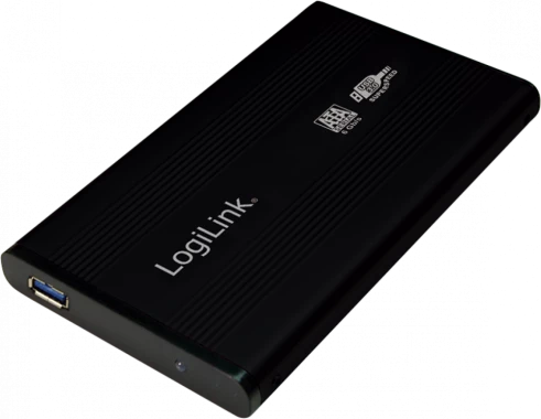 Obudowa na dysk twardy 2,5" LogiLink USB 3.0/SATA, aluminiowa, czarny