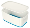 Pojemnik z pokrywką Leitz MyBox Wow,5l, biało-niebieski