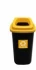 Kosz do segregacji odpadów Plafor Sort Bin, 28l, czarno-żółty