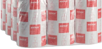 Ręcznik papierowy Katrin Classic S2 3389, 2-warstwowy, 12x60m, w roli, 12 rolek, biały