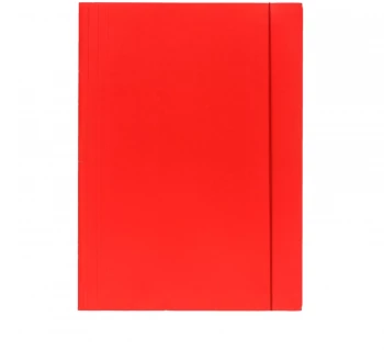Teczka z gumką Barbara, A4, klejona, lakierowana, czerwony