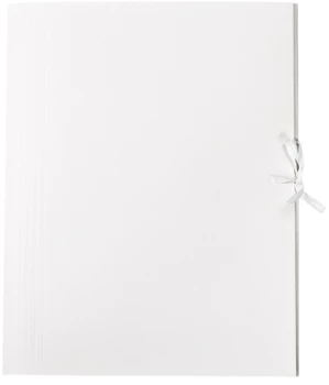 Teczka wiązana Lux Barbara, A4, kartonowa, 250g/m2, 20mm, biały