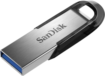 Pendrive SanDisk Cruzer Ultra Flair, 128GB, USB 3.0, srebrno-czarny
