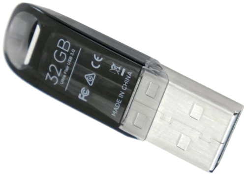 Pendrive SanDisk Cruzer Ultra Flair, 32GB, USB 3.0, srebrno-czarny