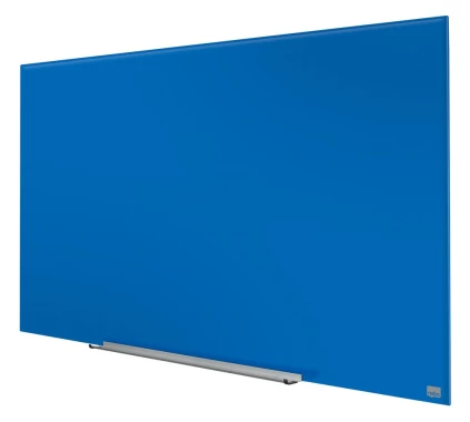 Tablica szklana suchościeralno-magnetyczna Nobo, Diamond, panoramiczna, 126x71.1 cm, niebieski