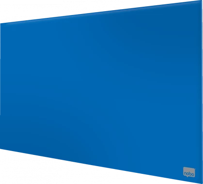 Tablica szklana suchościeralno-magnetyczna Nobo, Diamond, 67.7x38.1cm, niebieski