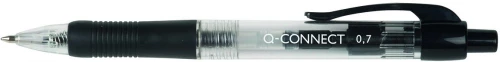 Długopis automatyczny Q-Connect, 1mm, czarny