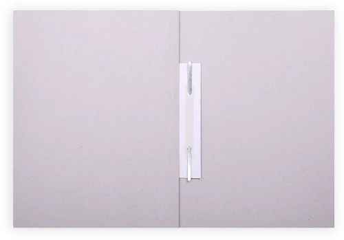 Skoroszyt kartonowy oczkowy 1/1 Bigo, do 350 kartek, 280g/m2, 50 sztuk, biały