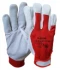 Rękawice wzmacniane M-Glove Technik, rozmiar 10, biało-czerwony