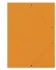 Teczka kartonowa z narożną gumką Donau, A4, 3-skrzydłowa, 400g/m2, pomarańczowy