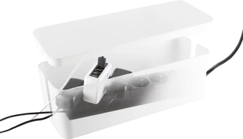 Organizer do kabli LogiLink Cable Box, 407x157x133.5mm, biały
