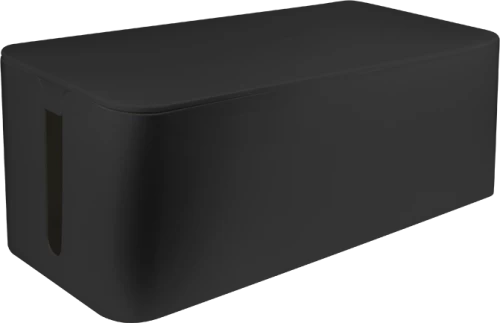 Organizer do kabli LogiLink Cable Box, 407x157x133.5mm, czarny