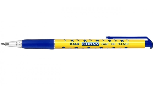 Długopis automatyczny Toma Sunny TO-060, 0.5mm, niebieski