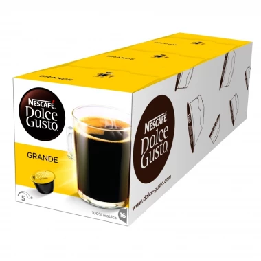 Kawa w kapsułkach Nescafé Dolce Gusto Grande, 16 sztuk x 8g