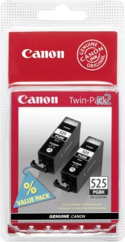 Zestaw dwóch tuszy Canon PGI525PGBK (4529B010, 4529B006), Twin Pack, 2x19ml, black(czarny)