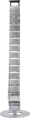 Organizer do kabli LogiLink, do komputerów stacjonarnych, 800 x 68mm, pionowy, srebrny
