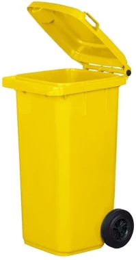 Pojemnik na odpady Contenur, 120l, żółty