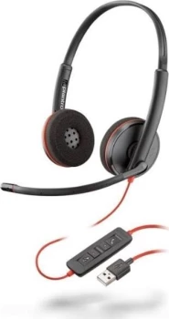 Słuchawki przewodowe Plantronics Blackwire C3220 USB-A (następca C320 M), czarny