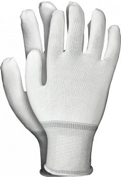 Rękawice tkaninowe Reis, Rnylonex, nylon, rozmiar 7, biały