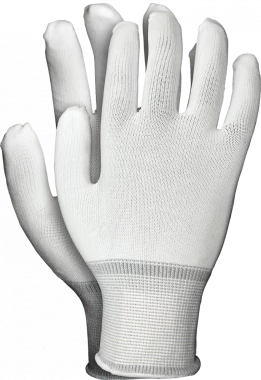 Rękawice tkaninowe Reis, Rnylonex, nylon, rozmiar 9, biały