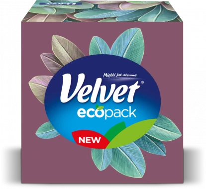 Chusteczki higieniczne Velvet Care Comfort Cube, w kartoniku, 56 sztuk