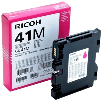 Tusz Ricoh GC-41M (405763), 2200 stron, magenta (purpurowy)