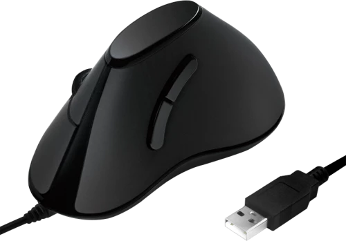 Mysz przewodowa LogiLink ID0158, pionowa, optyczna, czarny