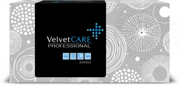 Chusteczki higieniczne Velvet Care Professional, w kartoniku, 100 sztuk