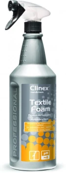 Płyn do tapicerki Clinex Textile, w piance, z rozpylaczem, 1l