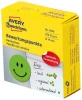 Etykiety "uśmiechnięta buźka" Avery Zweckform, okrągłe, średnica 19mm, 250 sztuk, zielony