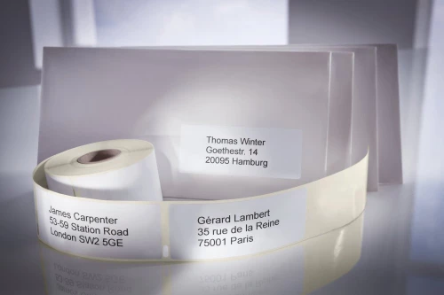 Etykiety adresowe Avery Zweckform, w rolce do drukarek termicznych Dymo TM, 500 etykiet/1 rolka, 25x54mm, biały