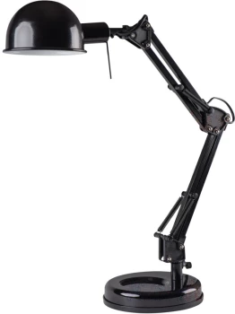 Lampka biurkowa Kanlux PIXA KT-40-B, 40W, czarny