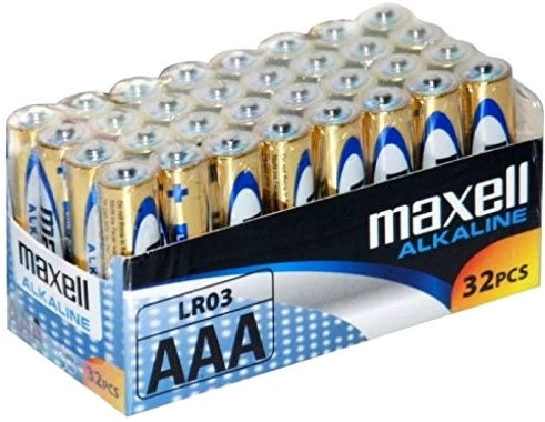 Bateria alkaliczna Maxell, AAA, 32 sztuki